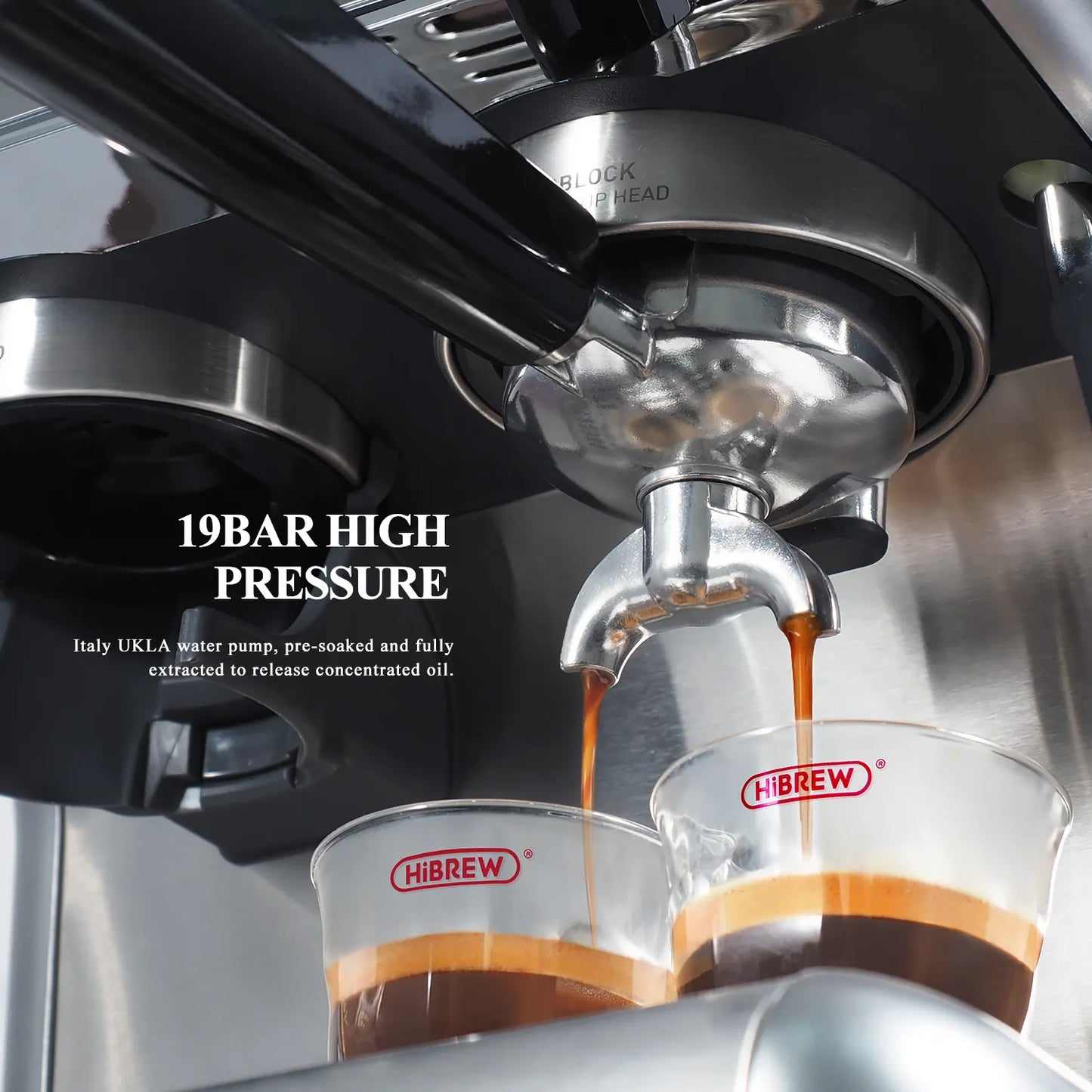 HiBREW  Barista Pro 19Bar Bean to Espresso Coffee Machine